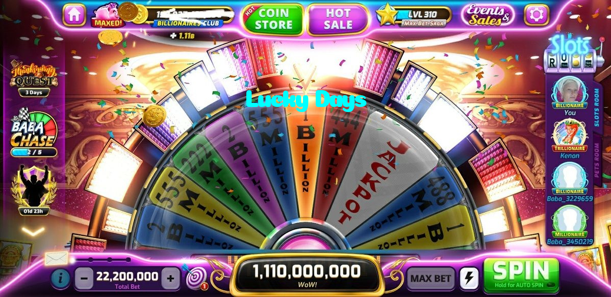 available types of Lucky Days bet including pre-match live express and system bets